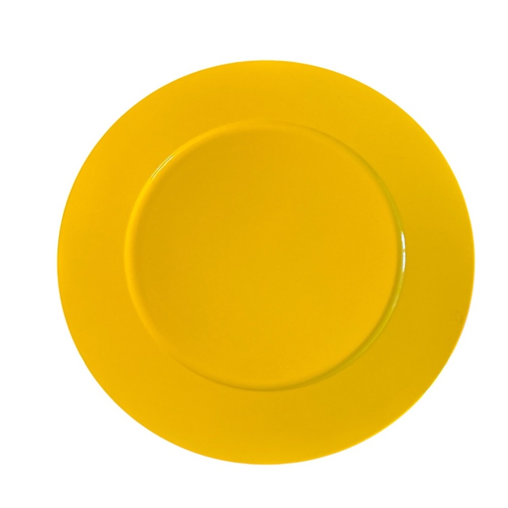 Arita Vibrant Yellow charger plate set